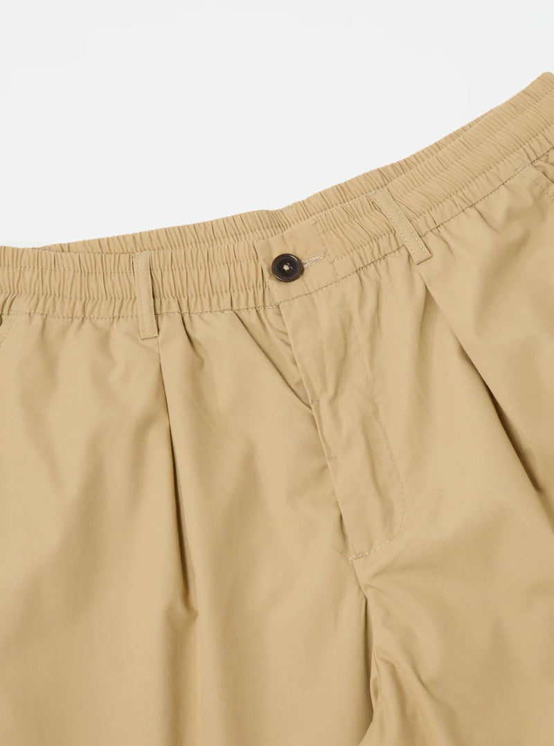 Universal Works Pleated Track Pant Recycled Polytech (Sand)