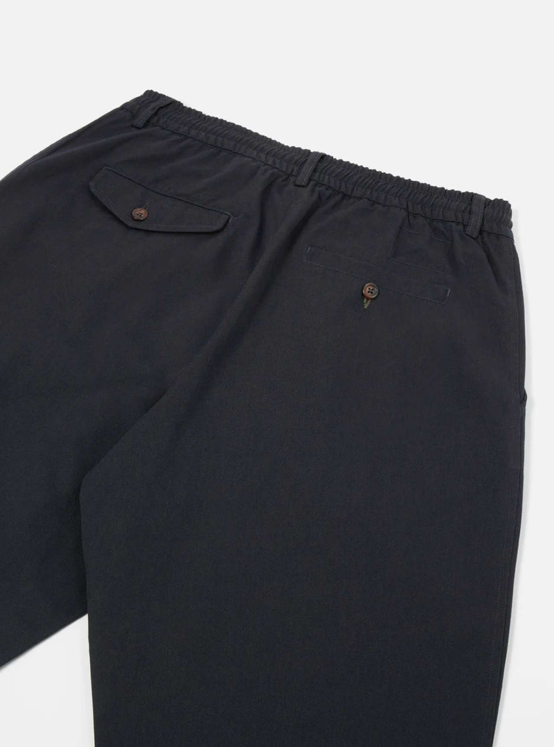 Universal Works Pleated Track Pant Twill (Black)