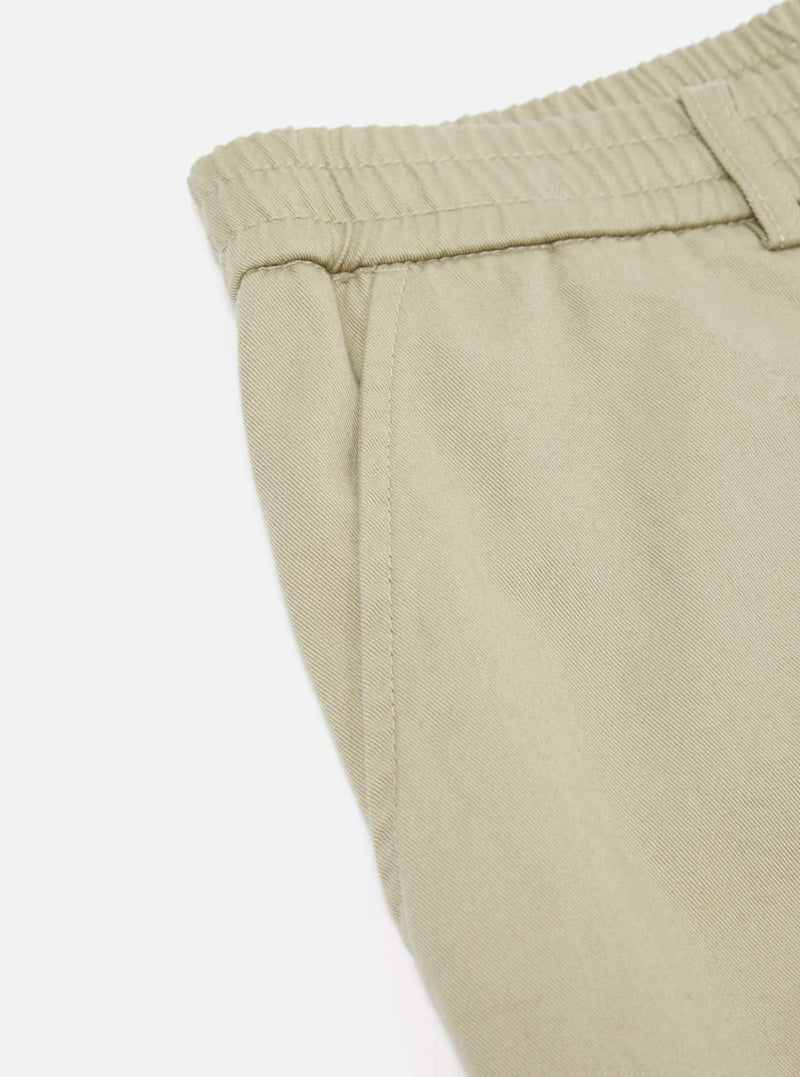 Universal Works Pleated Track Pant Twill (Stone)