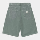 Carhartt WIP W' Brandon Short Cotton Clark Twill, 10.5 oz (Silver Pine stone dyed)
