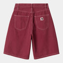 Carhartt WIP W' Brandon Short Cotton Clark Twill, 10.5 oz (Mulberry stone dyed)