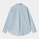 Carhartt WIP L/S Notus Shirt Cotton Poplin, 3.9 oz (Bova Stripe, Bluebird)