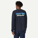 Patagonia M's L/S P-6 Logo Responsibili-Tee (New Navy)