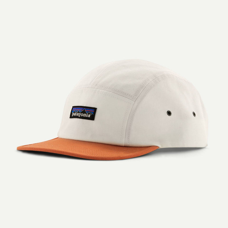 Patagonia P-6 Label Maclure Hat (Birch White w/Rock Melon)