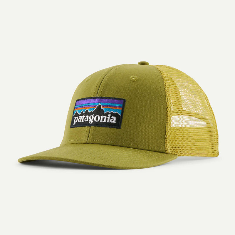 Patagonia P-6 Logo Trucker Hat (Graze Green)