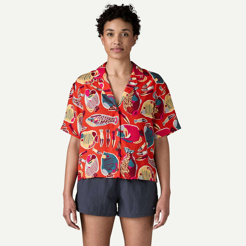 Patagonia W's Tidal Threads Shirt (Wrasse: Pollinator Orange)