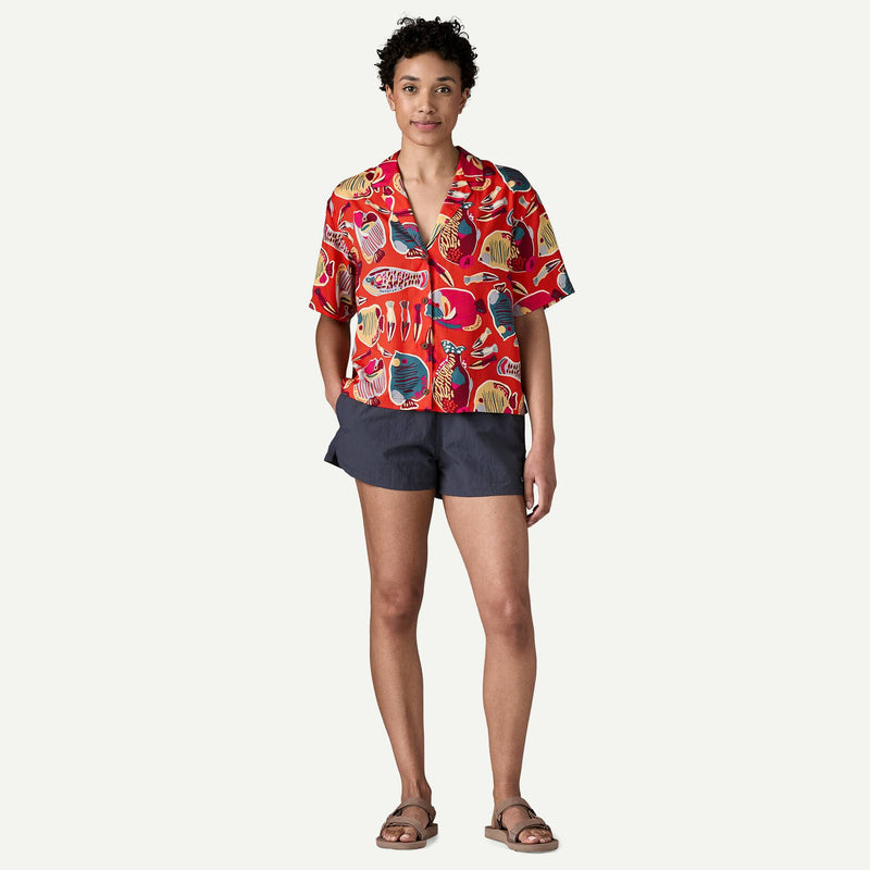 Patagonia W's Tidal Threads Shirt (Wrasse: Pollinator Orange)