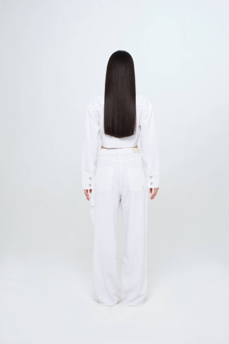 Icon Denim Los Angeles Woman Jeans Poppy (White)