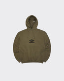 Umbro Og Logo Mask Hoodie (Army Green)
