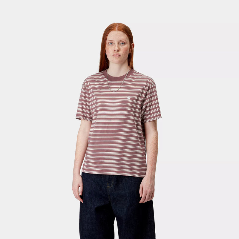 Carhartt WIP W' S/S Sydney T-Shirt Organic Cotton Single Jersey (Dusky Pink)