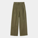 Carhartt WIP W' Leola Pant Cotton Lenexa Twill, 8 oz Dusky (Turtle stone washed)