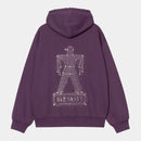 Carhartt WIP Hooded Stargazer Sweat Cotton/Polyester Sweat, 440 g/m² (Huckleberry / Wax)