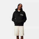 Carhartt WIP Hooded Stargazer Sweat Cotton/Polyester Sweat, 440 g/m² (Black / White)