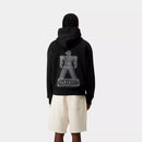 Carhartt WIP Hooded Stargazer Sweat Cotton/Polyester Sweat, 440 g/m² (Black / White)