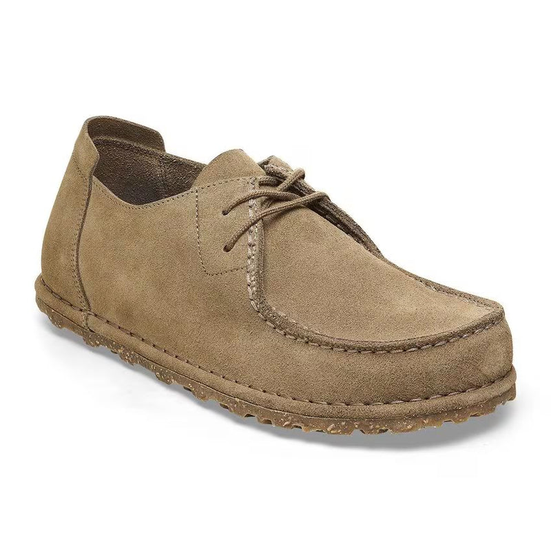 Birkenstock Utti Lace N Suede Leather Grey Taupe