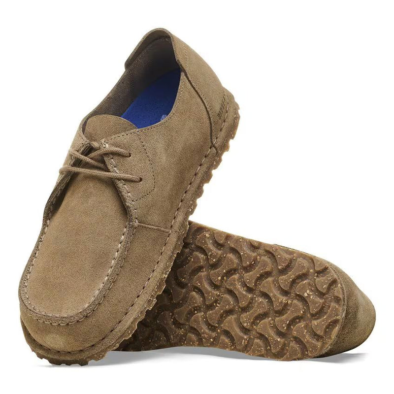 Birkenstock Utti Lace N Suede Leather Grey Taupe