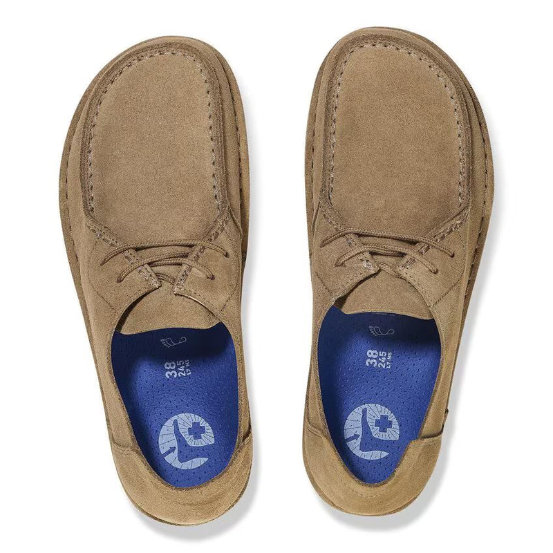 Birkenstock Utti Lace N Suede Leather Grey Taupe