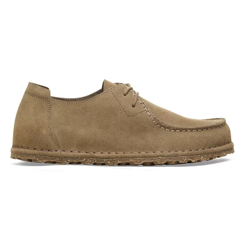 Birkenstock Utti Lace N Suede Leather Grey Taupe