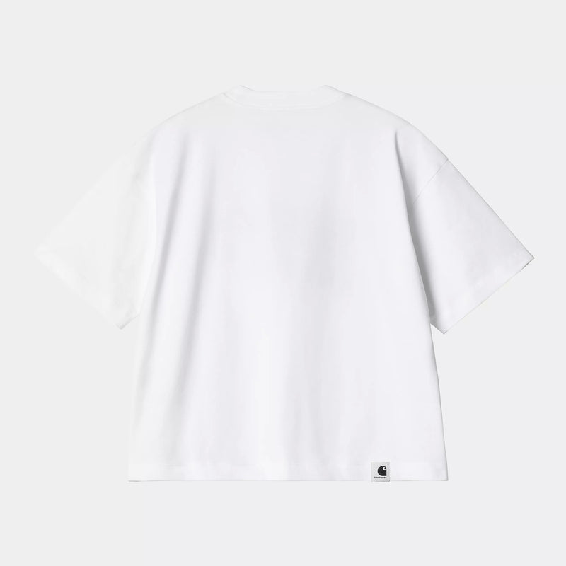 Carhartt WIP W' S/S T-Shirt (White/Dusky Blue)