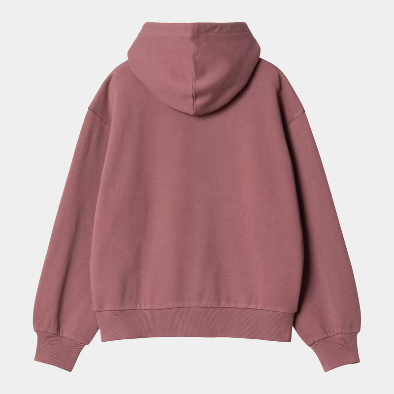 Carhartt WIP W' Hooded Casey Cotton Sweat, 420 g/m² (Dusky Pink / Silver)