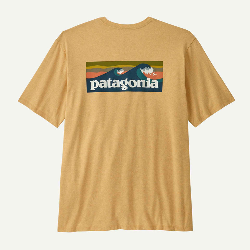 Patagonia M's Boardshort Logo Pocket Responsibiliti.tee (Beeswax Tan)