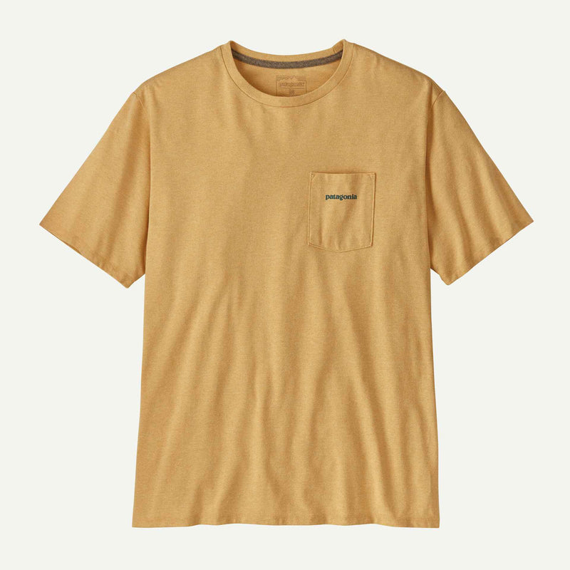 Patagonia M's Boardshort Logo Pocket Responsibiliti.tee (Beeswax Tan)