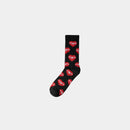 Carhartt WIP Heart Logo Socks Cotton/Nylon/Polyester/Elastane Knit (Heart Logo Jacquard, Black)
