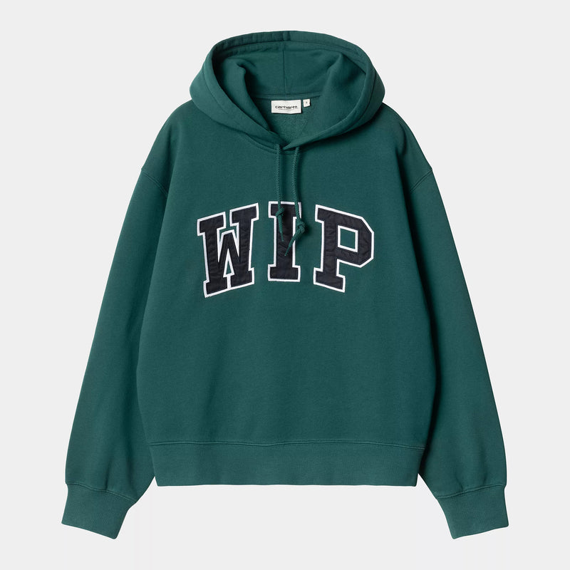 Carhartt WIP W' Hooded WIP Sweat Cotton/Polyester Sweat, 340 g/m² (Rainforest)