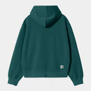 Carhartt WIP W' Hooded WIP Sweat Cotton/Polyester Sweat, 340 g/m² (Rainforest)