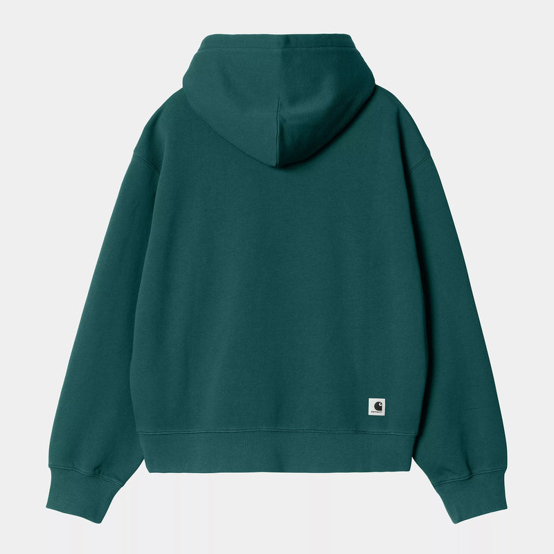 Carhartt WIP W' Hooded WIP Sweat Cotton/Polyester Sweat, 340 g/m² (Rainforest)