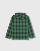 Pleasures Virtual Hooded Shirt (Green)