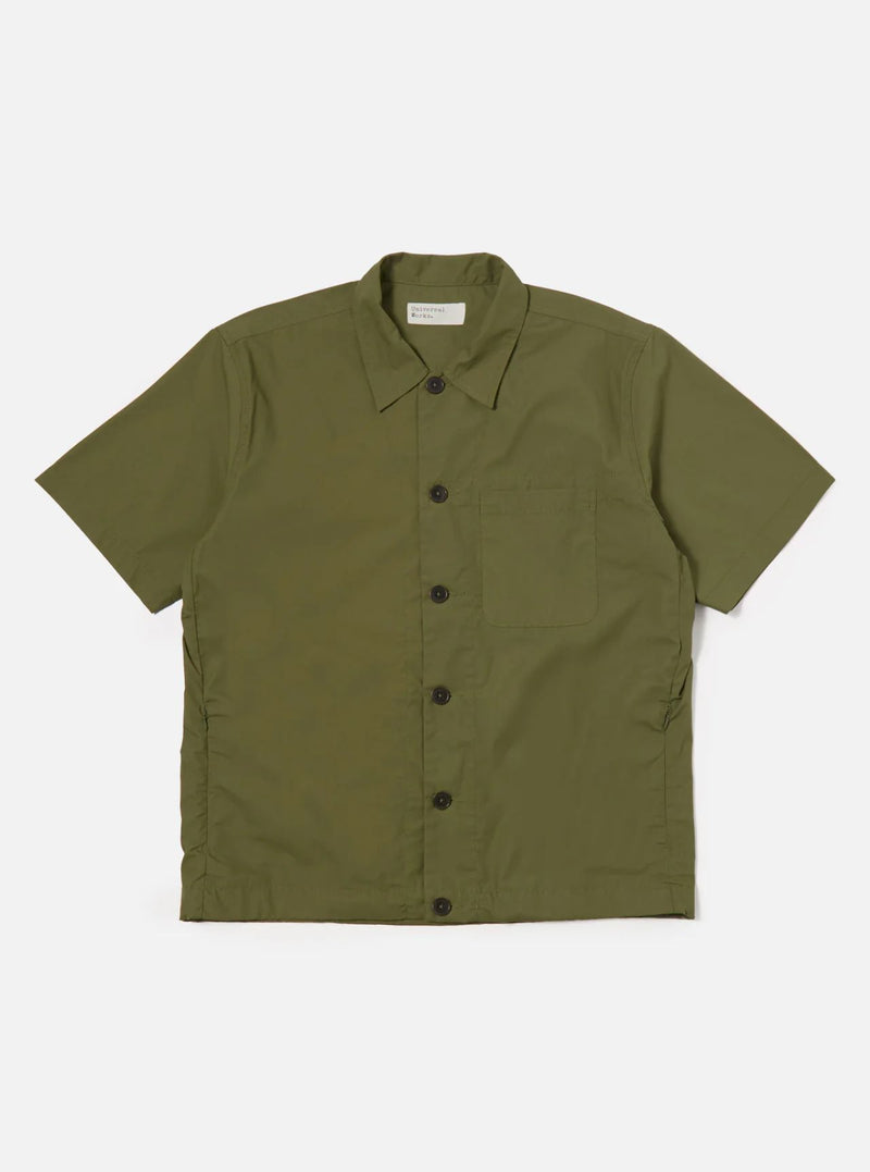 Universal Works Tech Overshirt Recycled Poly Tech (Olive)