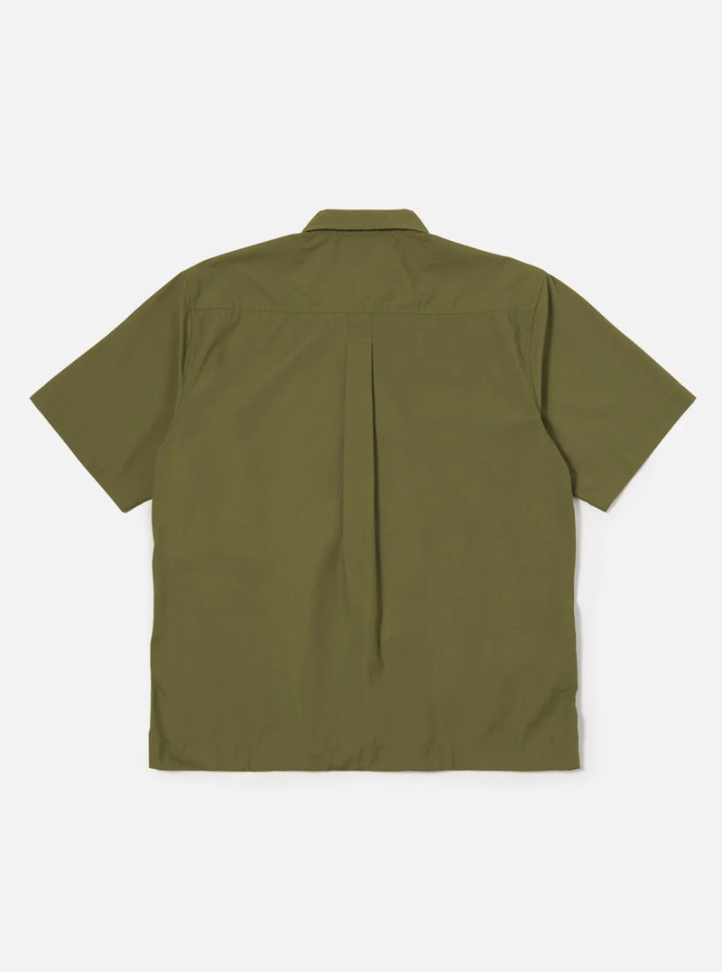 Universal Works Tech Overshirt Recycled Poly Tech (Olive)