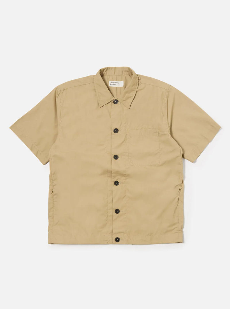 Universal Works Tech Overshirt Recycled Poly Tech (Sand)