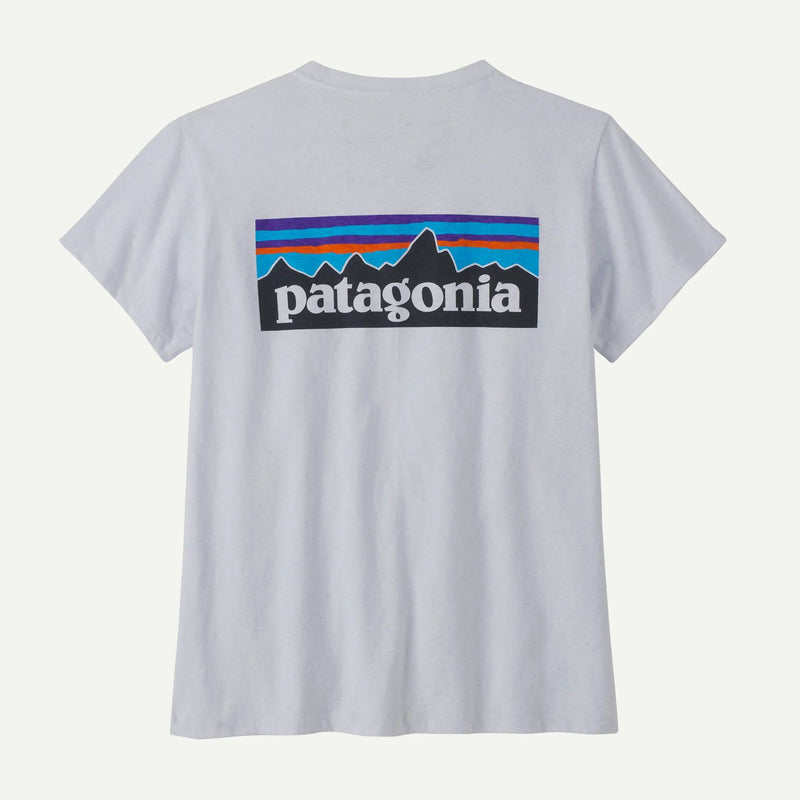 Patagonia W's P-6 Logo Responsibili-Tee (White)