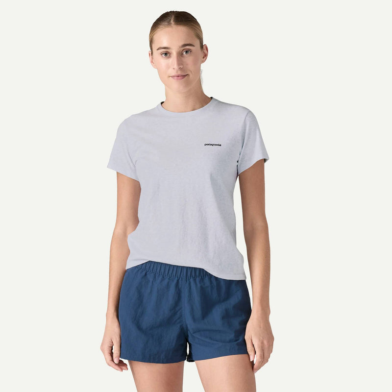 Patagonia W's P-6 Logo Responsibili-Tee (White)