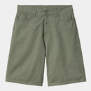 Carhartt WIP Landon Short 100% Cotton 'Newcomb' Drill, 8.5 oz (Park garment dyed)