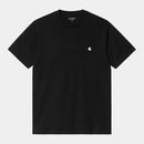 Carhartt WIP S/S Madison T-Shirt Organic Cotton Single Jersey, 175 g/m² (Black/White)