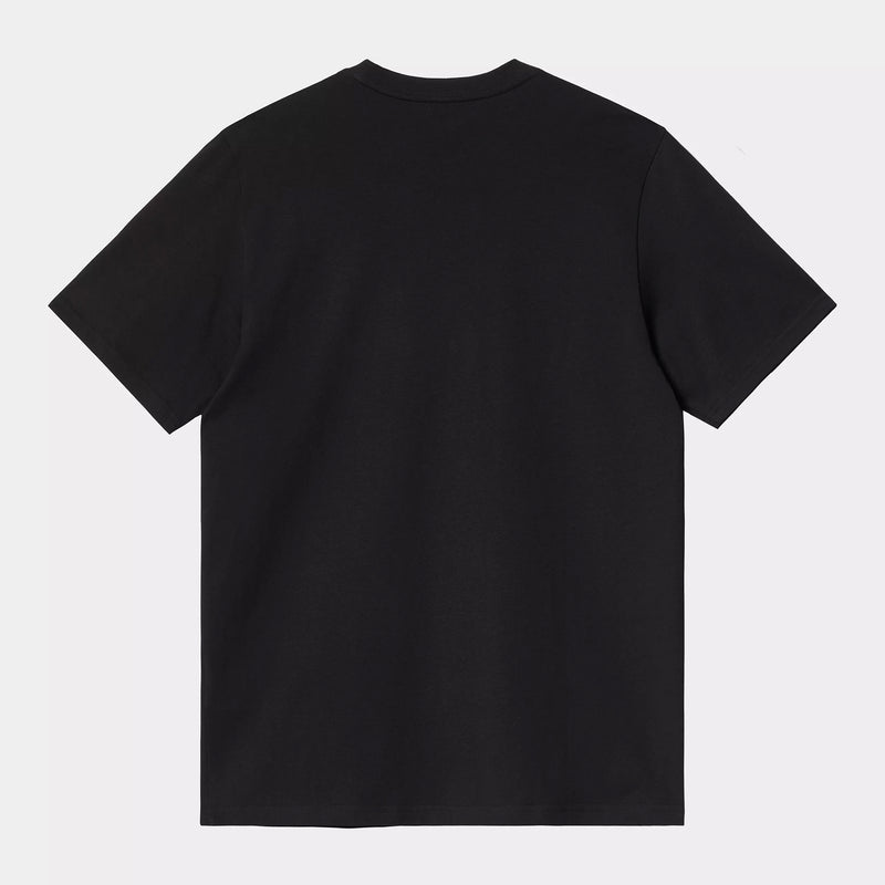 Carhartt WIP S/S Madison T-Shirt Organic Cotton Single Jersey, 175 g/m² (Black/White)