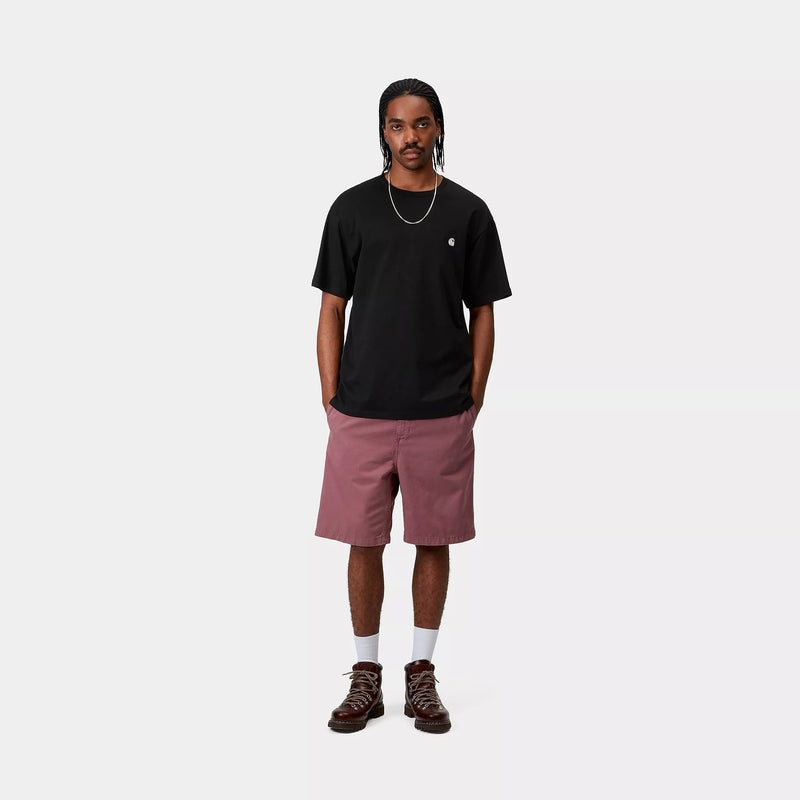 Carhartt WIP S/S Madison T-Shirt Organic Cotton Single Jersey, 175 g/m² (Black/White)