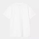 Carhartt WIP S/S Chase T-Shirt 100% Cotton Combed Single Jersey, 235 g/m² (White/Gold)