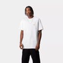Carhartt WIP S/S Chase T-Shirt 100% Cotton Combed Single Jersey, 235 g/m² (White/Gold)
