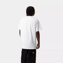 Carhartt WIP S/S Chase T-Shirt 100% Cotton Combed Single Jersey, 235 g/m² (White/Gold)