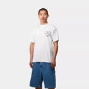 Carhartt WIP S/S Rotation T-Shirt Organic Cotton Single Jersey, 240 g/m² White (White/Black)