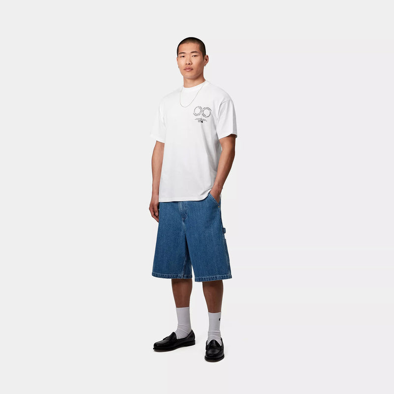 Carhartt WIP S/S Rotation T-Shirt Organic Cotton Single Jersey, 240 g/m² White (White/Black)