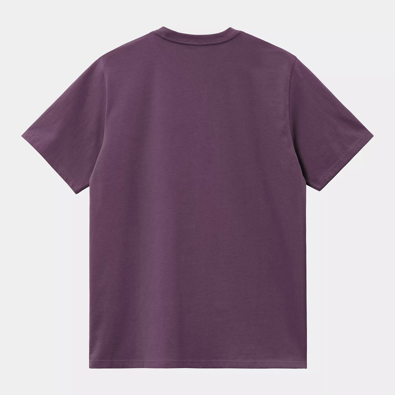 Carhartt WIP American Script T-Shirt Organic Cotton Single Jersey, 240 g/m² (Huckleberry)