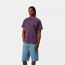 Carhartt WIP American Script T-Shirt Organic Cotton Single Jersey, 240 g/m² (Huckleberry)