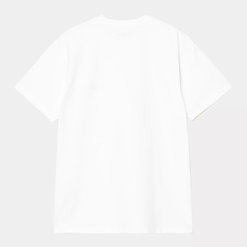 Carhartt WIP American Script T-Shirt Organic Cotton Single Jersey, 240 g/m² (White)