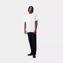 Carhartt WIP American Script T-Shirt Organic Cotton Single Jersey, 240 g/m² (White)