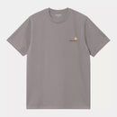 Carhartt WIP American Script T-Shirt Organic Cotton Single Jersey, 240 g/m² (Yosemite)